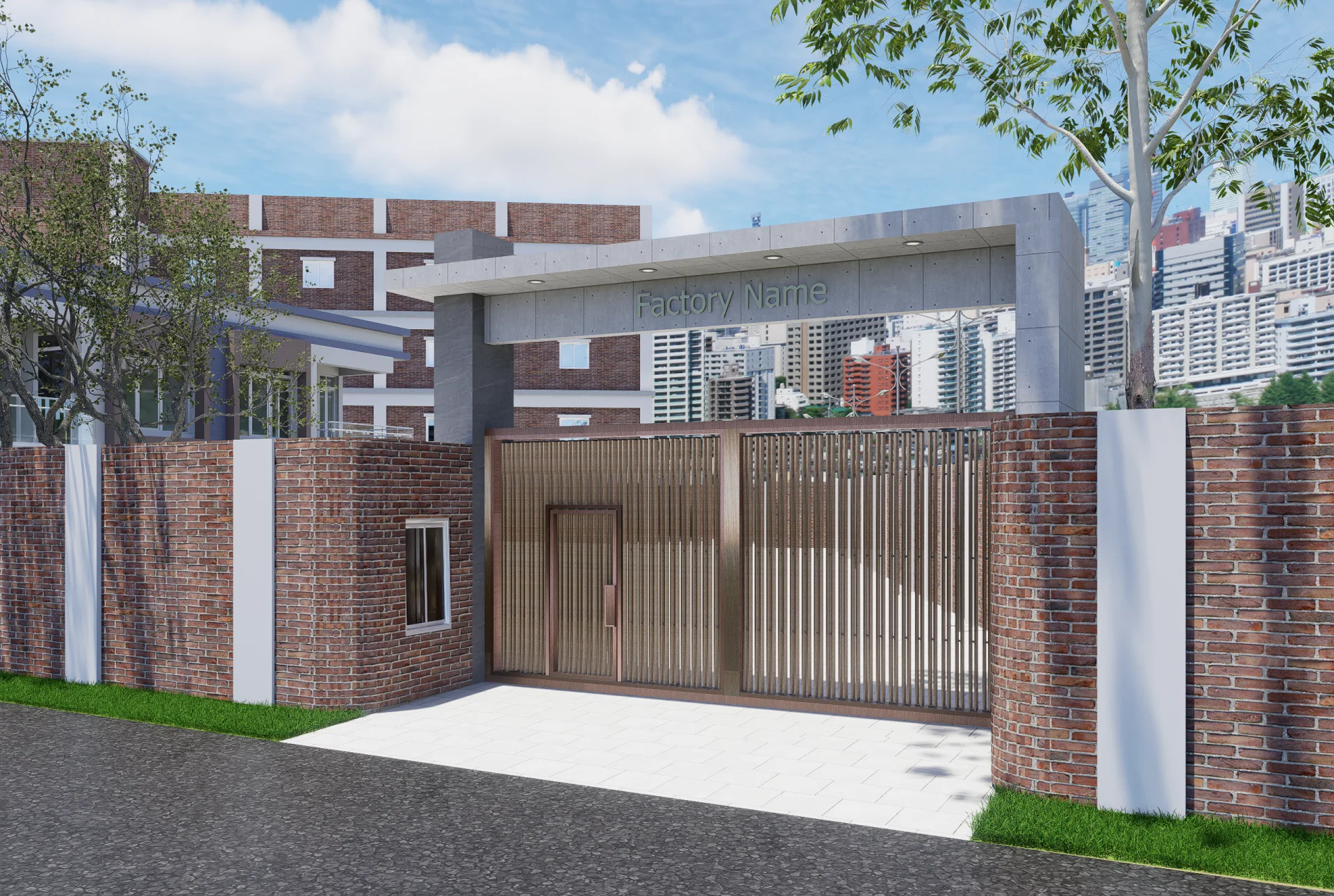 Modern Industrial Factory Architecture & Master Planning
