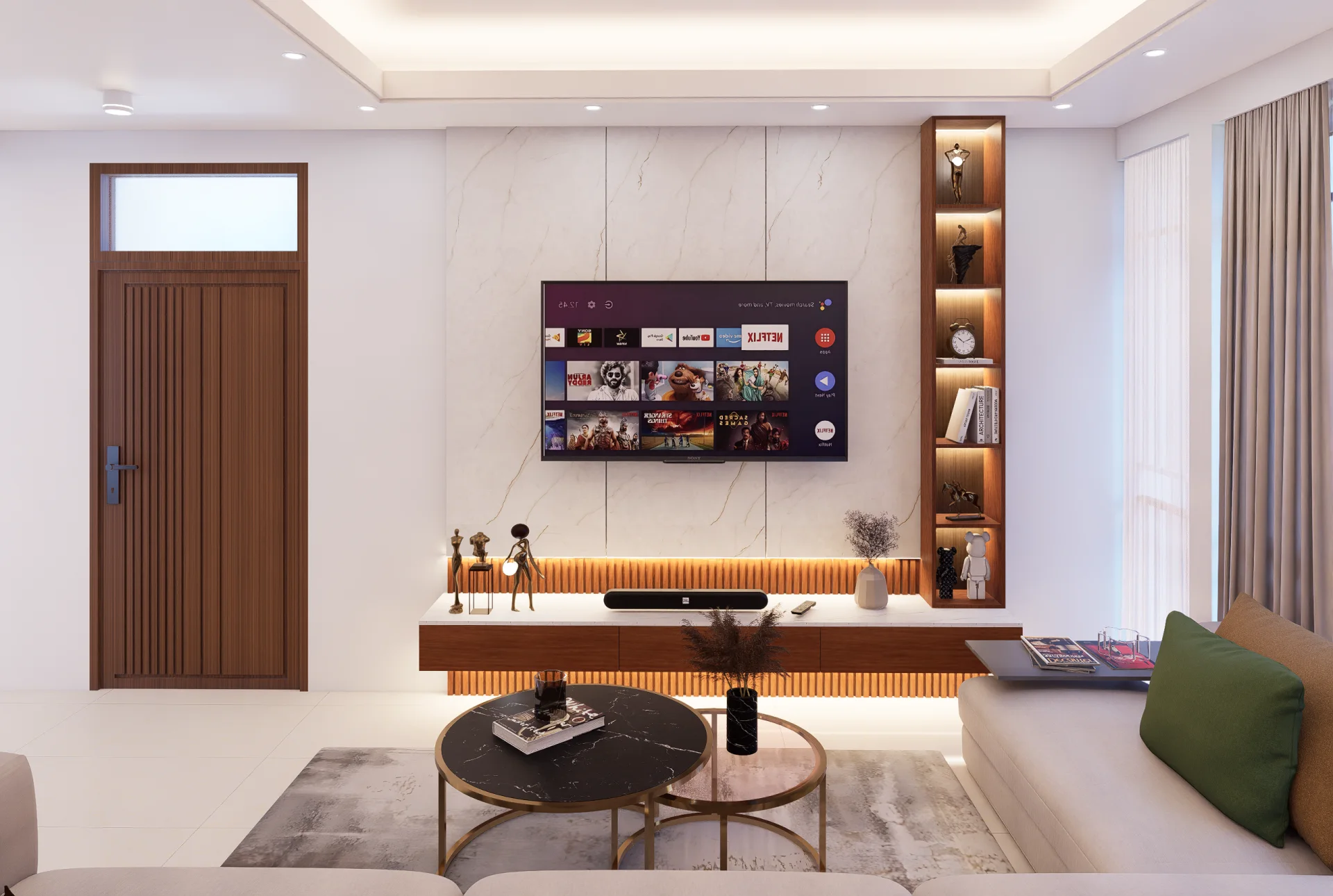 Contemporary Luxury Residential Interior at Bashundhara R/A (Block K)