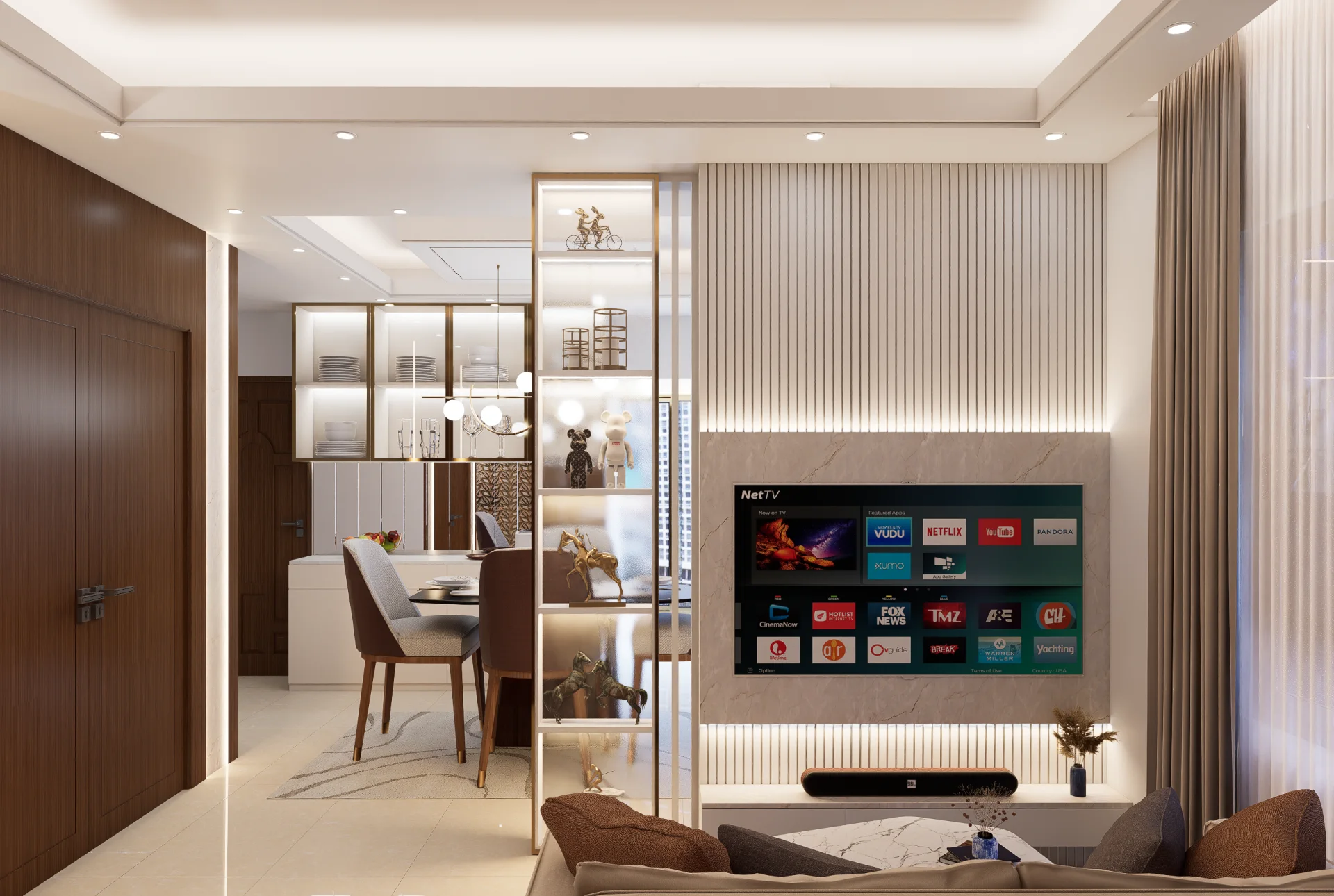 1,100 Sft Contemporary Residential Interior at Modhumita Road, Tongi, Dhaka