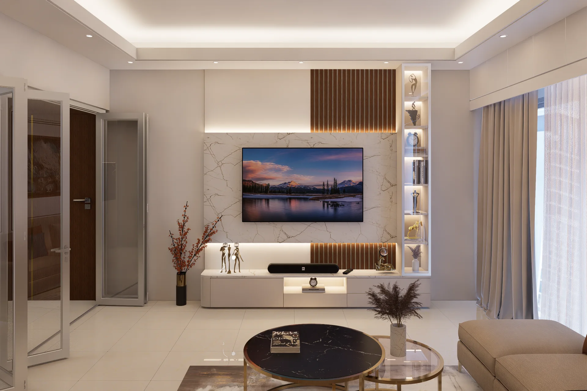 1,450 Sft Contemporary Residential Interior at Mirpur DOHS, Dhaka