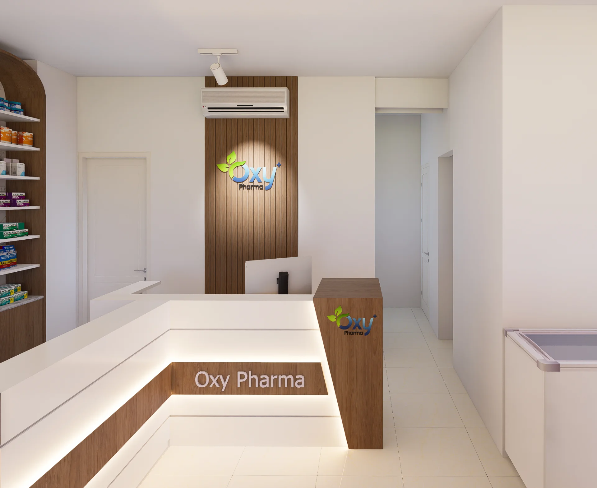 Oxy Pharma & Departmental Store - Modern Commercial Retail & Pharmacy Interior